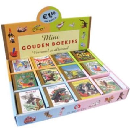 Mini Gouden Boekjes Display 12x5 Ex / Serie I - Gouden Boekjes