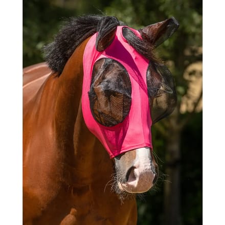 QHP Vliegenmasker Super Bug Roze - Shetlander
