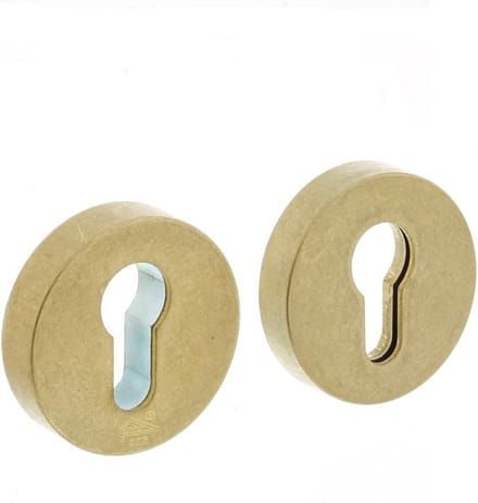 Intersteel Veiligheidsrozet rond SKG*** messing getrommeld