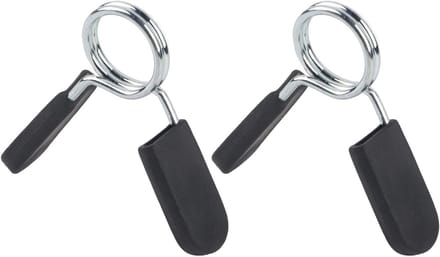 Dumbbell Fasteners met 25mm Diameter - 2 Stuks Barbell Spring Clips voor Veiligheid en Stabiliteit tijdens Training