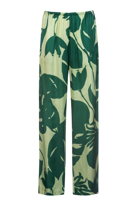 Broek Serie Tropical Leaves Into The Green