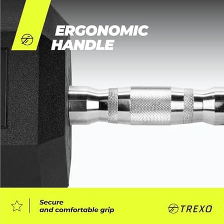 Hexagon Dumbbells 12.5kg - 35kg voor Krachttraining Thuis met Ergonomische Grip