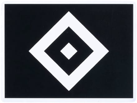 HSV Hamburger SV Autosticker (zwart) Sticker