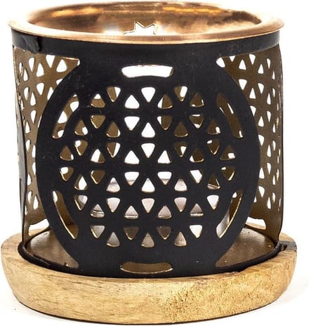 Aromafume - wierookblokjes brander - bloem des Levens - flowerof life