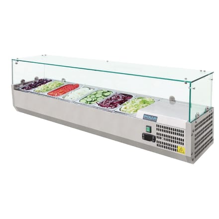 Polar G-serie toonbankkoelkast 7x 1/4gn