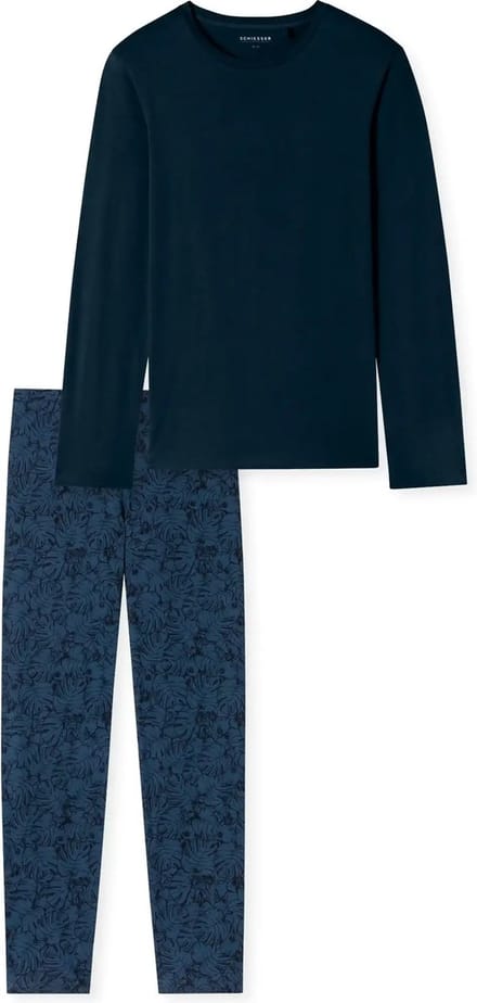 Schiesser – Casual Essentials - Pyjama – 180249 – Admiral - Maat L