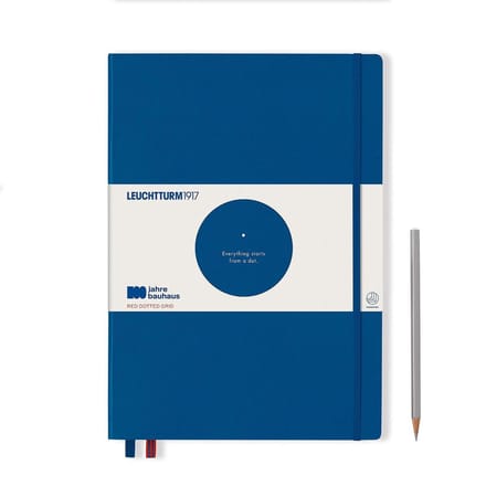 Leuchtturm1917 A5 Medium Special Edition 100 Jaar Bauhaus dotted Royal Blue