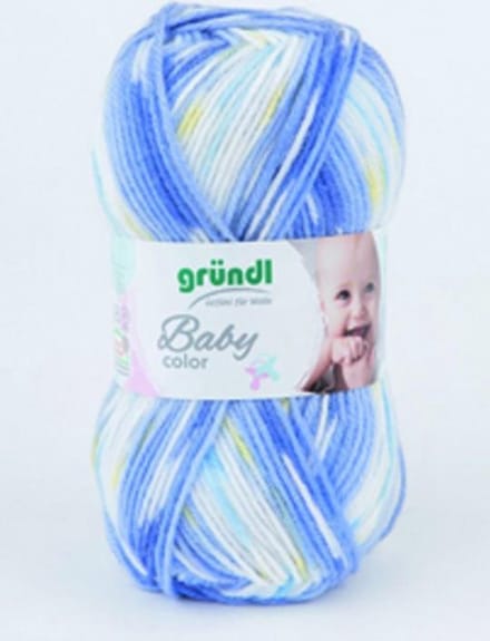 3457-05 Baby Color 10x50 gram blauw multicolor