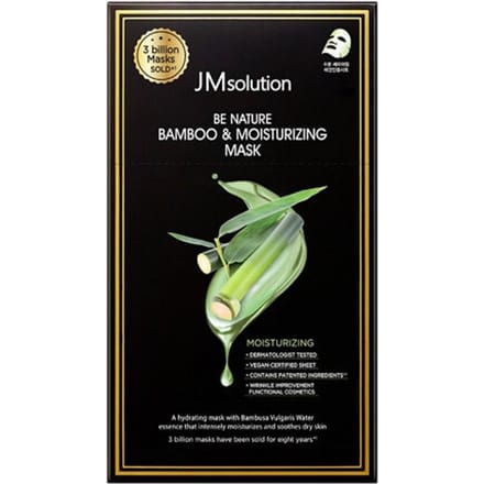 Be Nature Bamboe & Hydraterend Masker Set 24 ml x 10 st black