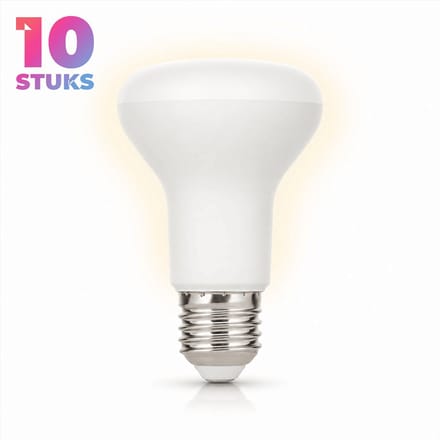 10x Reflector Spaarlamp E27 - 11W - Warm Wit Licht (2700K) - 660 lm - 8 jaar - Niet Dimbaar - R63