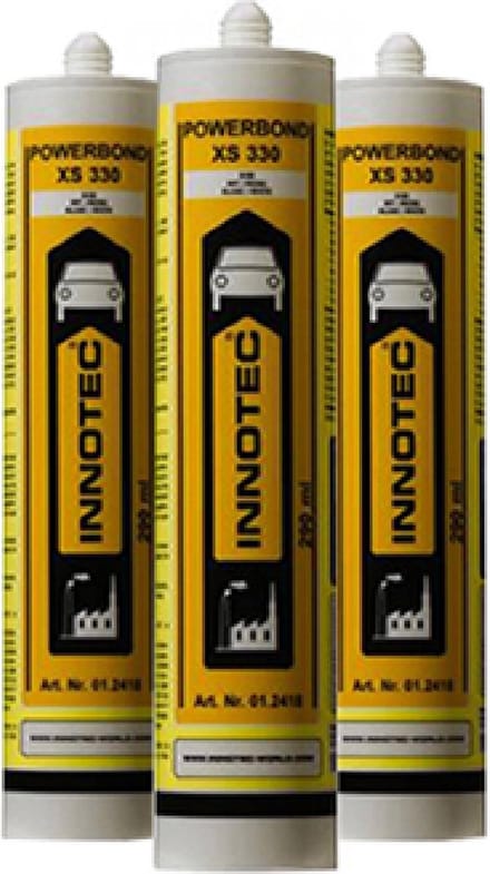 INNOTEC Powerbond XS 330 Zwarte Kleefpasta 290ml met Mengtuit