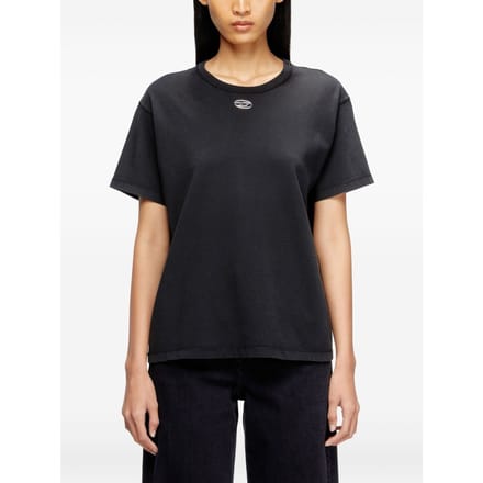 Diesel T-shirt t-normy-od-s1 vrouw zwart