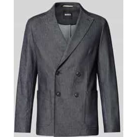 Slim fit 2-knoops colbert van een katoenmix, model 'HANRY'