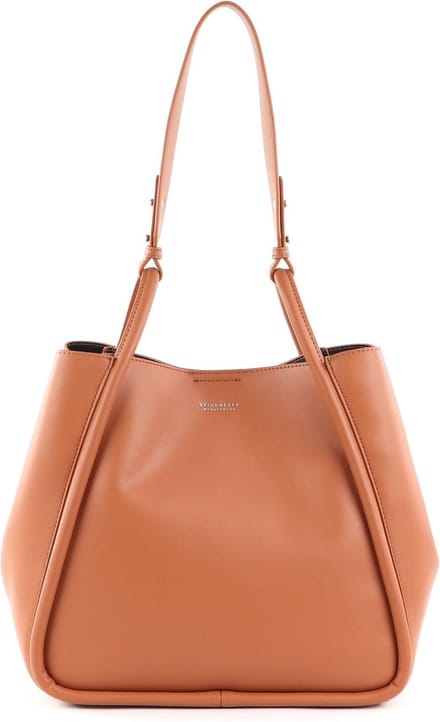 SEIDENFELT MANUFAKTUR Sollia Shopper Caramel Terracotta