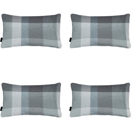 Madison - Sierkussen Sya grey - Ca. 30x50 cm - Set van 4