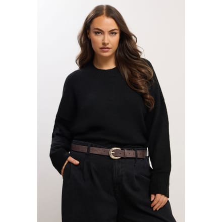 Yours Bruine Riem Met Gedraaide Gespsize 50-52