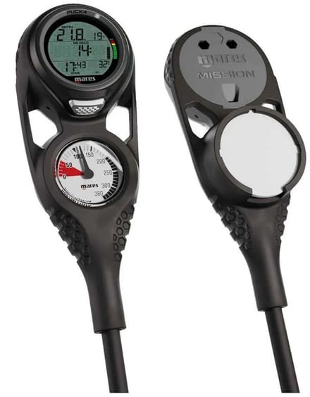 Mares Puck 4 Mission 2 Bar/meters Console Zilver
