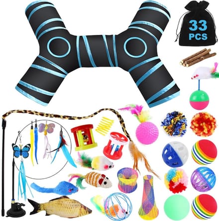 DailySupplies® Kattentunnel - Katttenspeelgoed - Kattenhuis