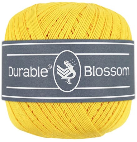 Durable Blossom - 2180 Bright Yellow - Verfijnd Gemerceriseerd Katoen Garen