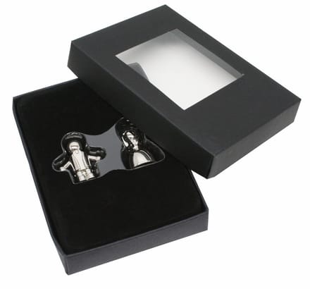 Deknudt Frames S67FD1 - doosje met 2 luxueuze magneten in zilverkleur
