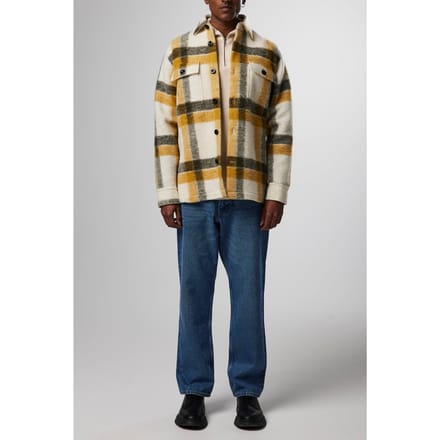 NN.07 Soren 5314 Yellow Check Taglia: M | Giacche Outlet | Uomo | Giallo