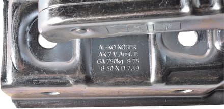 Alko Ak 7-E Koppeling 750kg Koker 60mm
