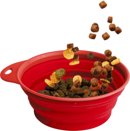 Jack and Vanilla JV OUTDOOR Opvouwbare Eetbak Rood-350ml
