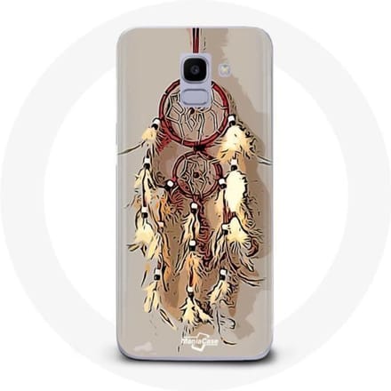 Coque pour Samsung Galaxy A8 2018 Attrape Rêve Marron
