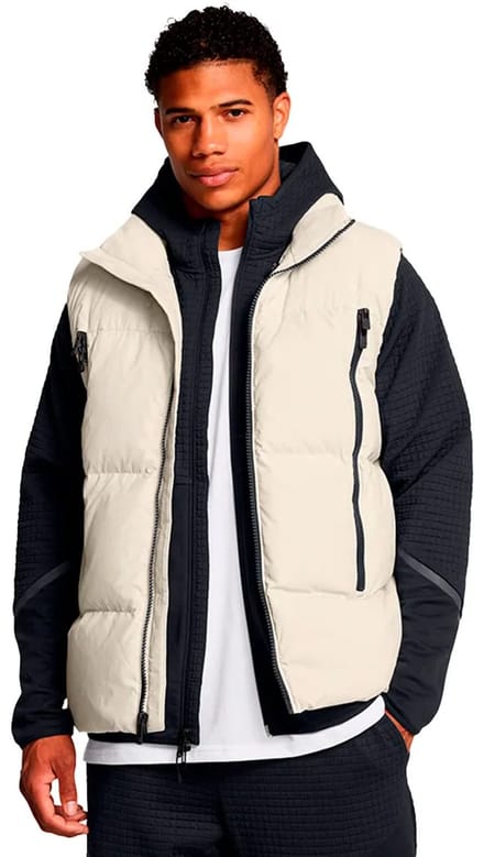Under Armour Limitless Down Vest Beige XL Man