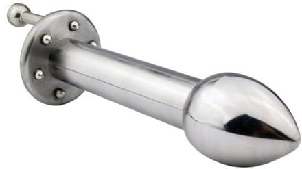 Nooitmeersaai - Draaibare anale dildo - Metaal - 114mm - Draaibaar