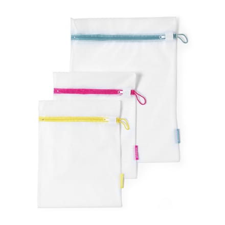Brabantia Waszakjes - 2 maten - Set van 3 - White / Grey