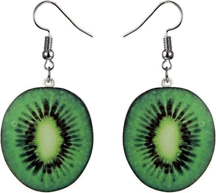 Fako Bijoux® - Oorbellen - Groente & Fruit - Kiwi