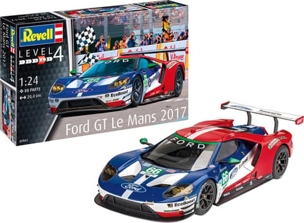 Revell Modelbouwpakket Auto - 07041 Ford GT Le Mans 2017 Plastic - 1:24 - Modelbouw
