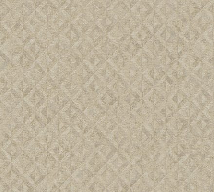 ABSTRACT BEHANG | Ruitjes - Beige Goud - A.S. Création Jade 2