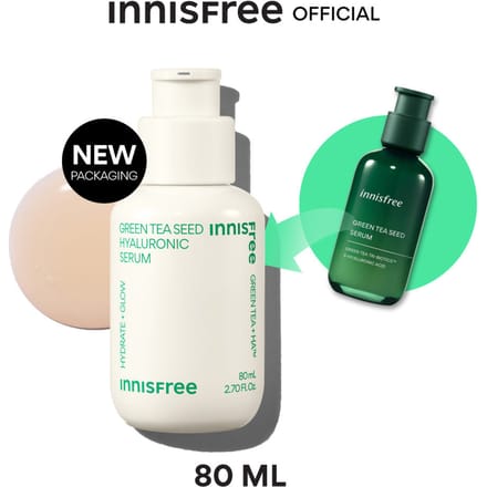 Innisfree Green Tea Seed Hyaluronic Serum 80ml BOUTIQUE AUTHENTIQUE