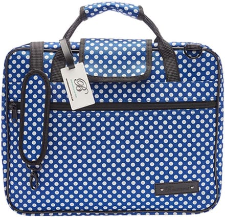 Beaumont Muziek Tas Blue Polka Dot MB-BP