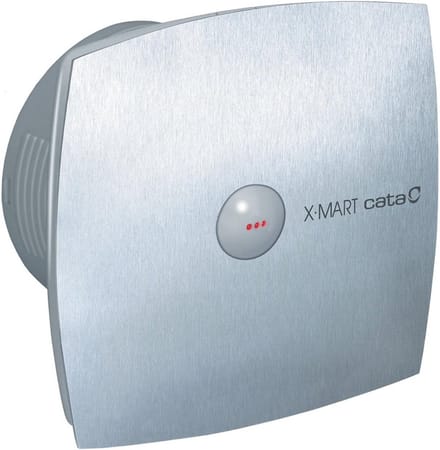 Inbouw Ventilator X-Mart Matic Inox voor Badkamer en Toilet