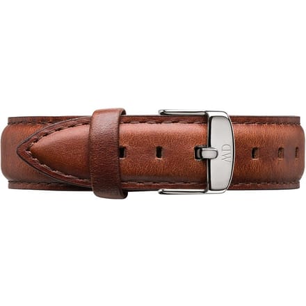 Daniel Wellington DW Strap Leather St Mawes 18mm Silver