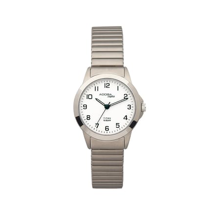 Adore horloge van Saphir volledig titanium-zilverkleurig,AS4147