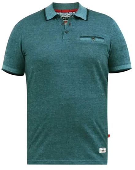 Duke 555 Troy Polo Groen/Blauw Big Men Size 4XL