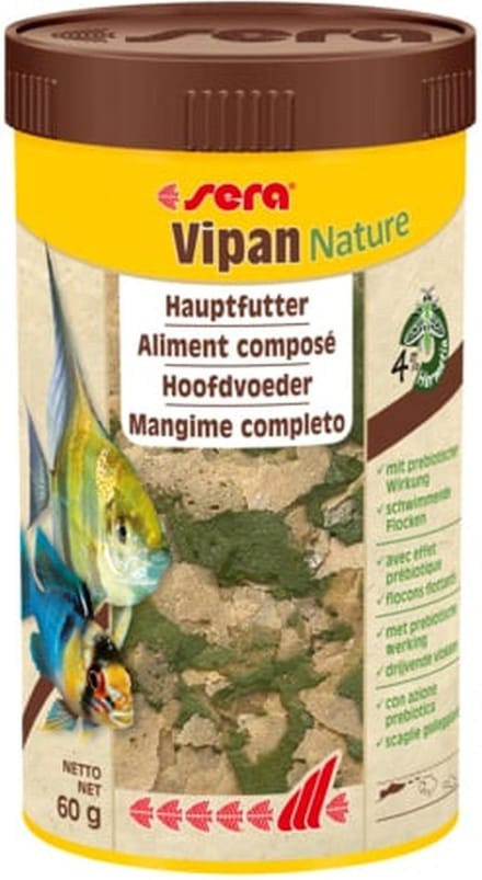 Sera Vipan vlokken visvoer voor gemengd aquarium 250ml