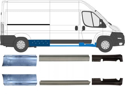 Reparatie dorpel voor Peugeot Boxer 2006-2026 / Links + Rechts / Set