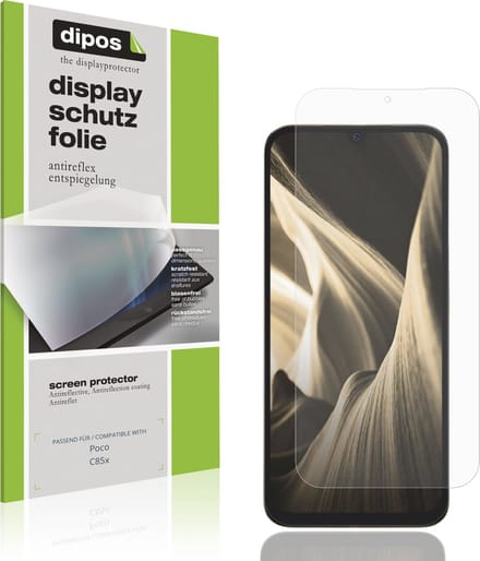 dipos – 4x Matte Beschermfolie geschikt voor Poco C85x | Krasbestendige & antireflecterende Screenprotector Ultra-Thin