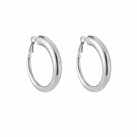 Bijoutheek Oorringen Spiral Zilver