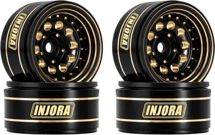 Set van 4 Zware 1.0 Inch Beadlock Velgen voor 1/24 en 1/18 RC Crawler Auto's