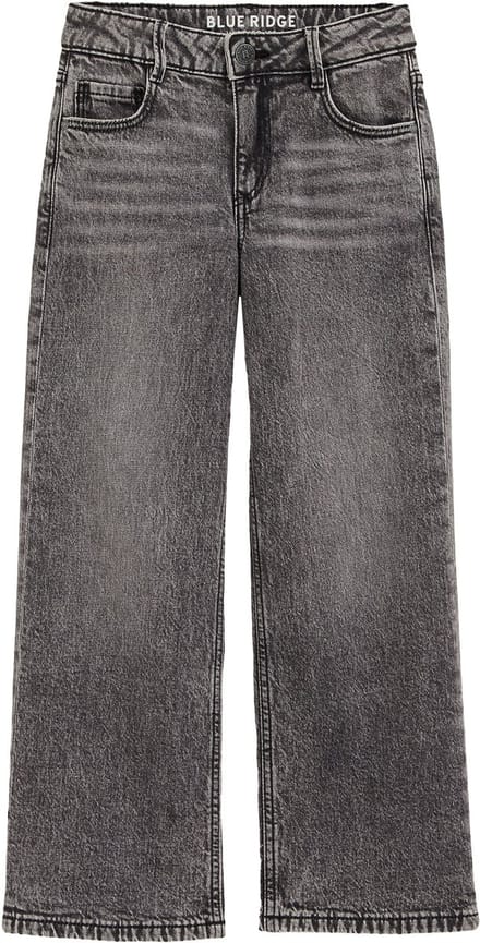 WE Fashion Meisjes wide leg jeans met stretch