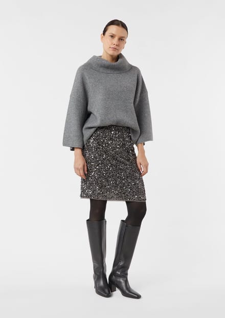 Sequinrok voor dames COMMA