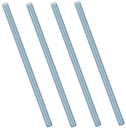 M10 Draadstangen van RVS 300 mm - Gegalvaniseerde Schroeven voor Bouw en Constructie, Kwaliteit Klasse 4.8