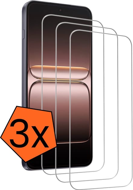 Screenprotector - 3 Stuks - Geschikt voor OnePlus Nord CE5 - Extra Sterk - Gehard Glas - Beschermglas - Tempered Glass - Screen Protector