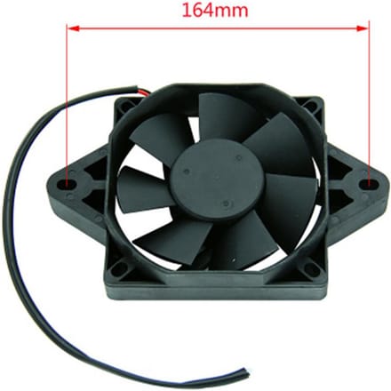 12V elektrische oliekoeler radiator waterkoelventilator voor motorfiets ATV buggy fiets
